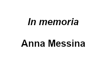 SI È SPENTA OGGI LA SOCIA MAESTRA ANNA MESSINA