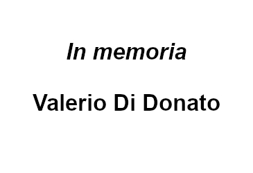 IN MORTE DEL SOCIO VALERIO DI DONATO